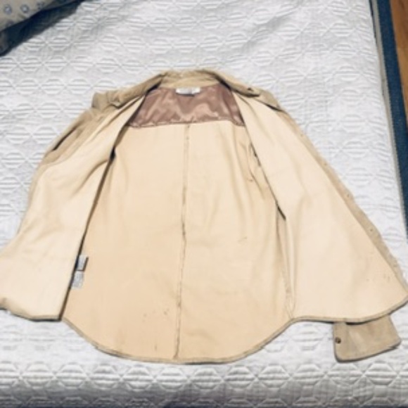 Ladies Small Suede Button Down Shirt - Picture 4 of 11